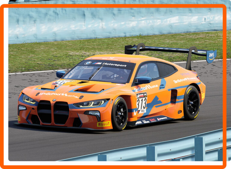 ACC BMW driving on race track